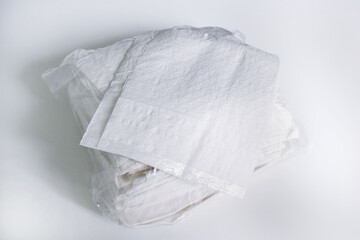 BasicPlus Einmal-Waschhandschuh, Molton weiß, 50 Stück 