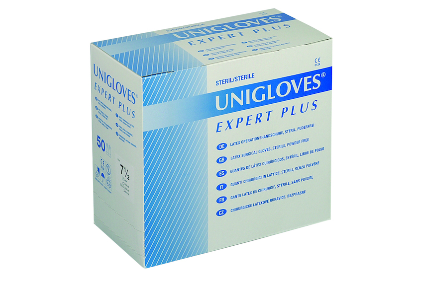 Unigloves Expert Plus Latex OP Handschuhe steril á 50 Paar