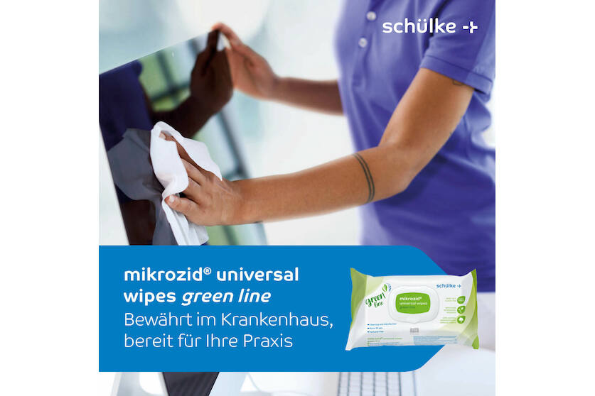 mikrozid® universal wipes green line