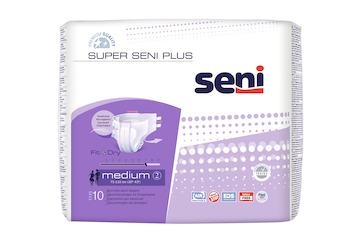 Super Seni Plus Inkontinenzhose Windel für Erwachsene Medium Gr. 2 10 Stück