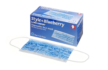 Mundschutz Blueberry Ampri Style by Med-Comfort 02420-DB