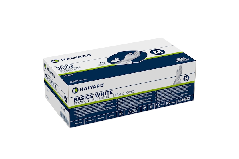 HALYARD BASICS White Nitril-Handschuhe Box