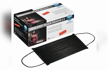 Mundschutz Unigloves Black Dragon Latexfrei