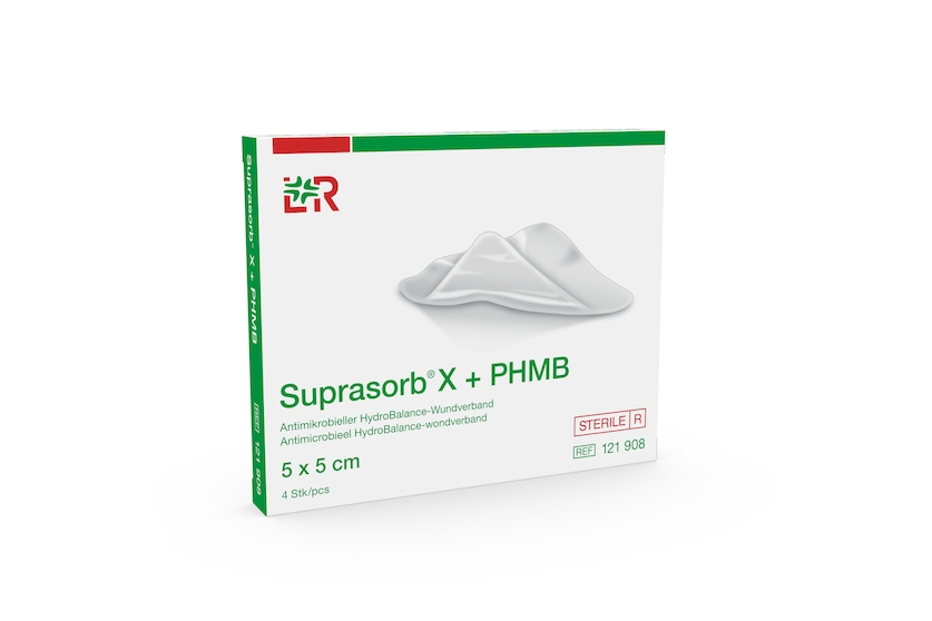 Suprasorb X+PHMB HydroBalance Wundverband