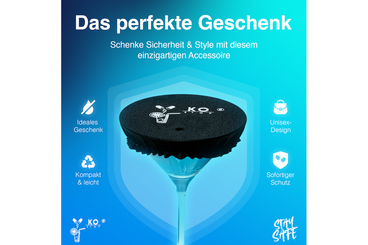 Getränkeschutz Haarband 4 in 1
