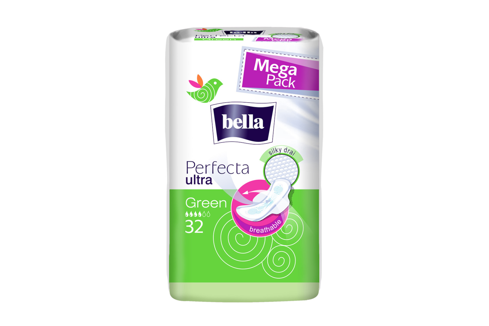 bella Perfecta Ultra Damenbinden mit Flügeln Silky Drai