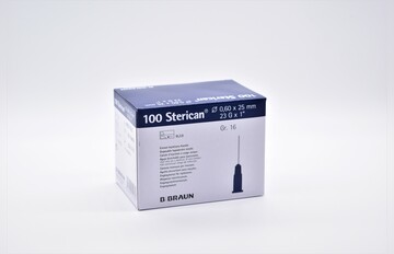 B.Braun Sterican Einmalkanülen Injektionskanüle 23G0,60x25 100 Stück
