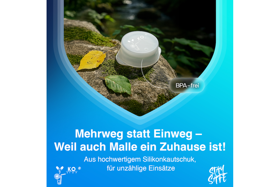 Getränkeschutzabdeckung mehrweg 5er Pack