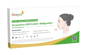Corona-Schnelltest - Hotgen Antigen Test (Nasentest/ vorderer Nasenraum)