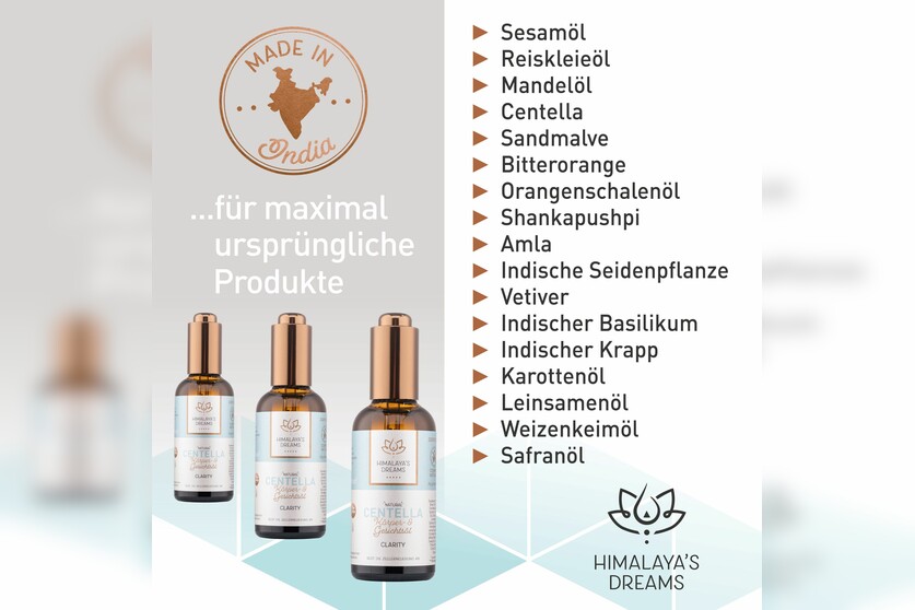 Ayurveda Körper- und Gesichtsöl Centella - Clarity