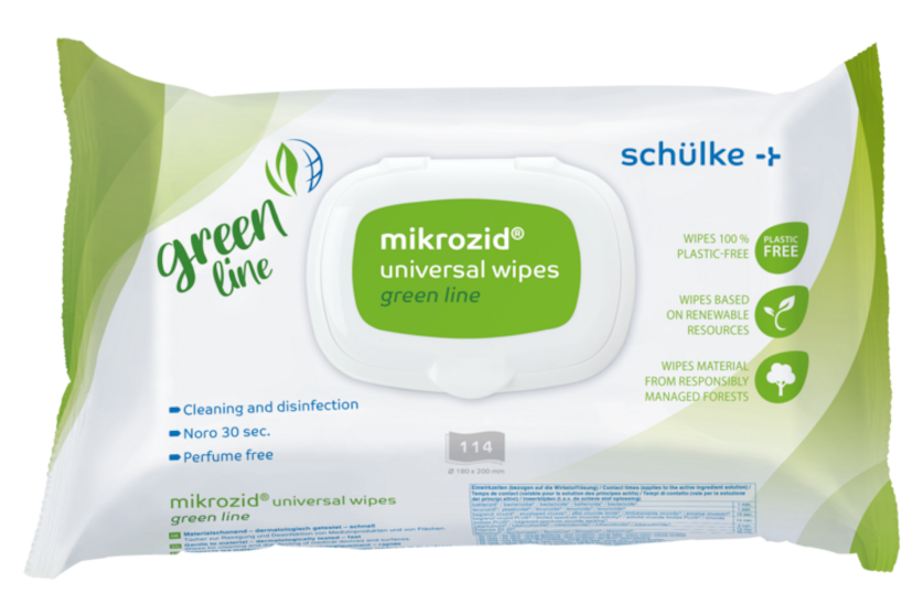 mikrozid® universal wipes green line