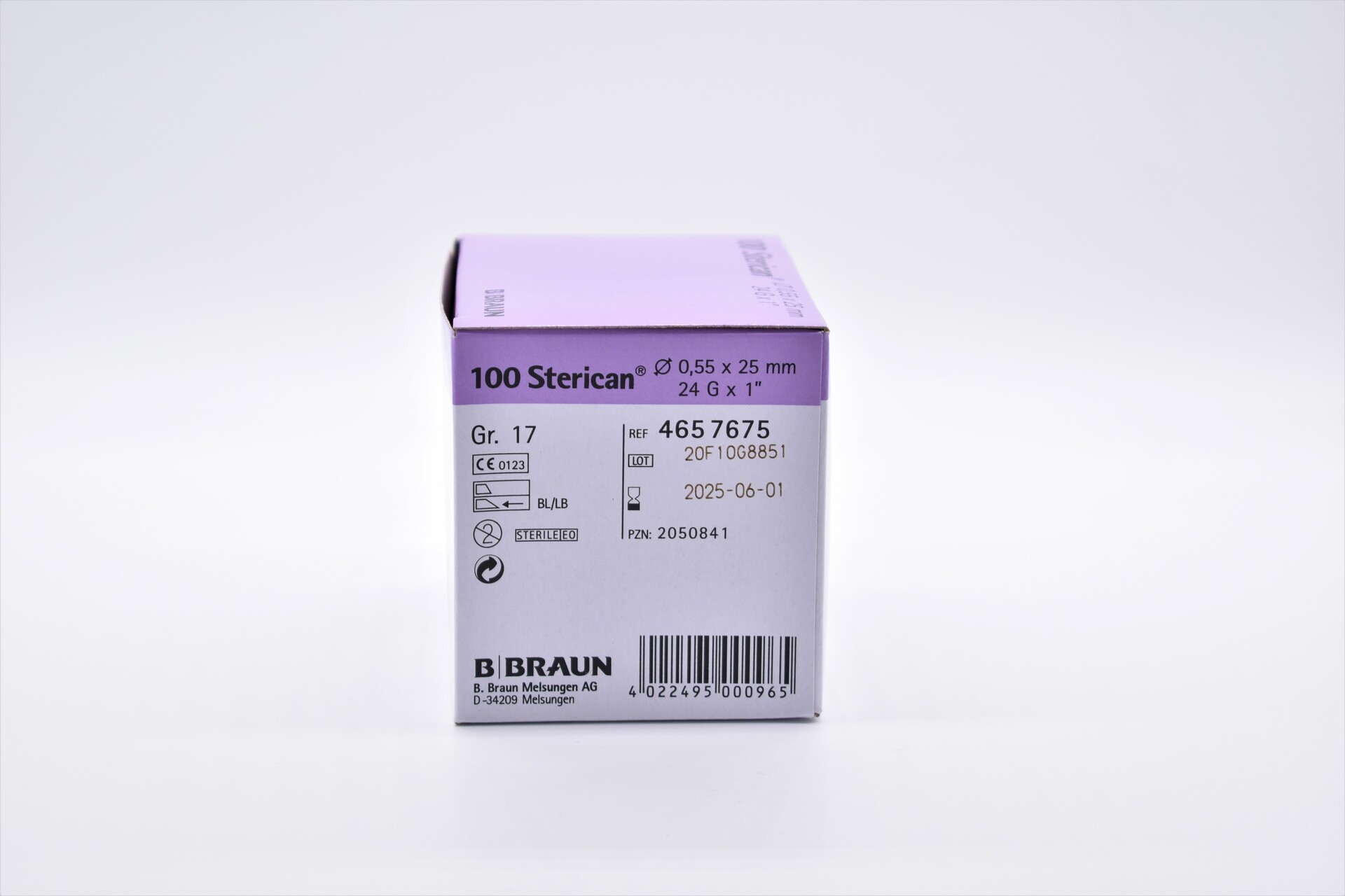 B.Braun Sterican Einmalkanüle 24G 0,55x25 mm