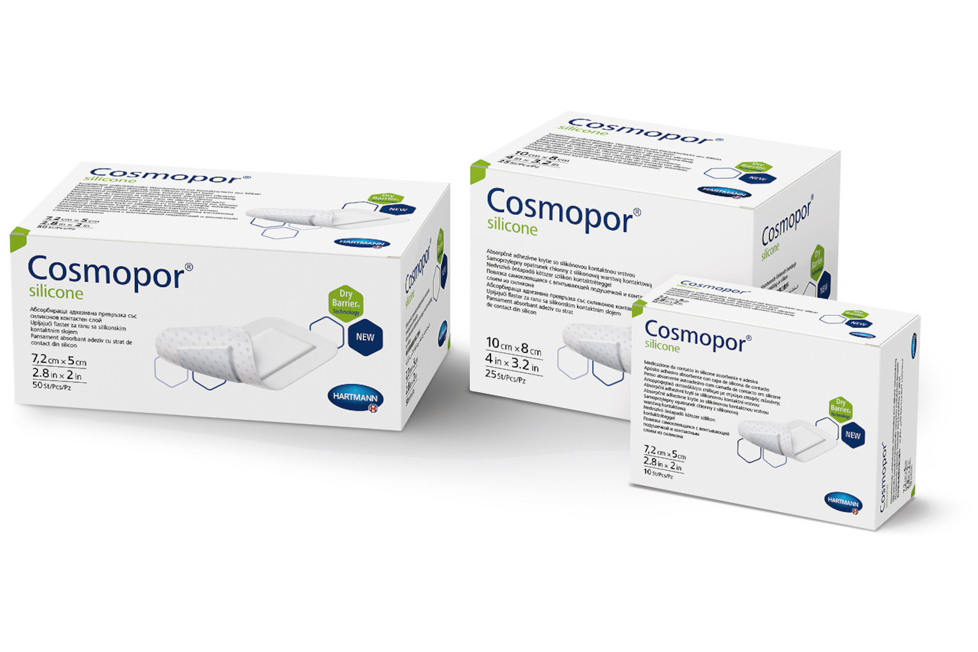 Cosmopor silicone Wundschnellverband