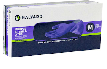 Nitrilhandschuh Einmalhandschuh Purple Nitril Xtra Größe M Box á 50 Stück