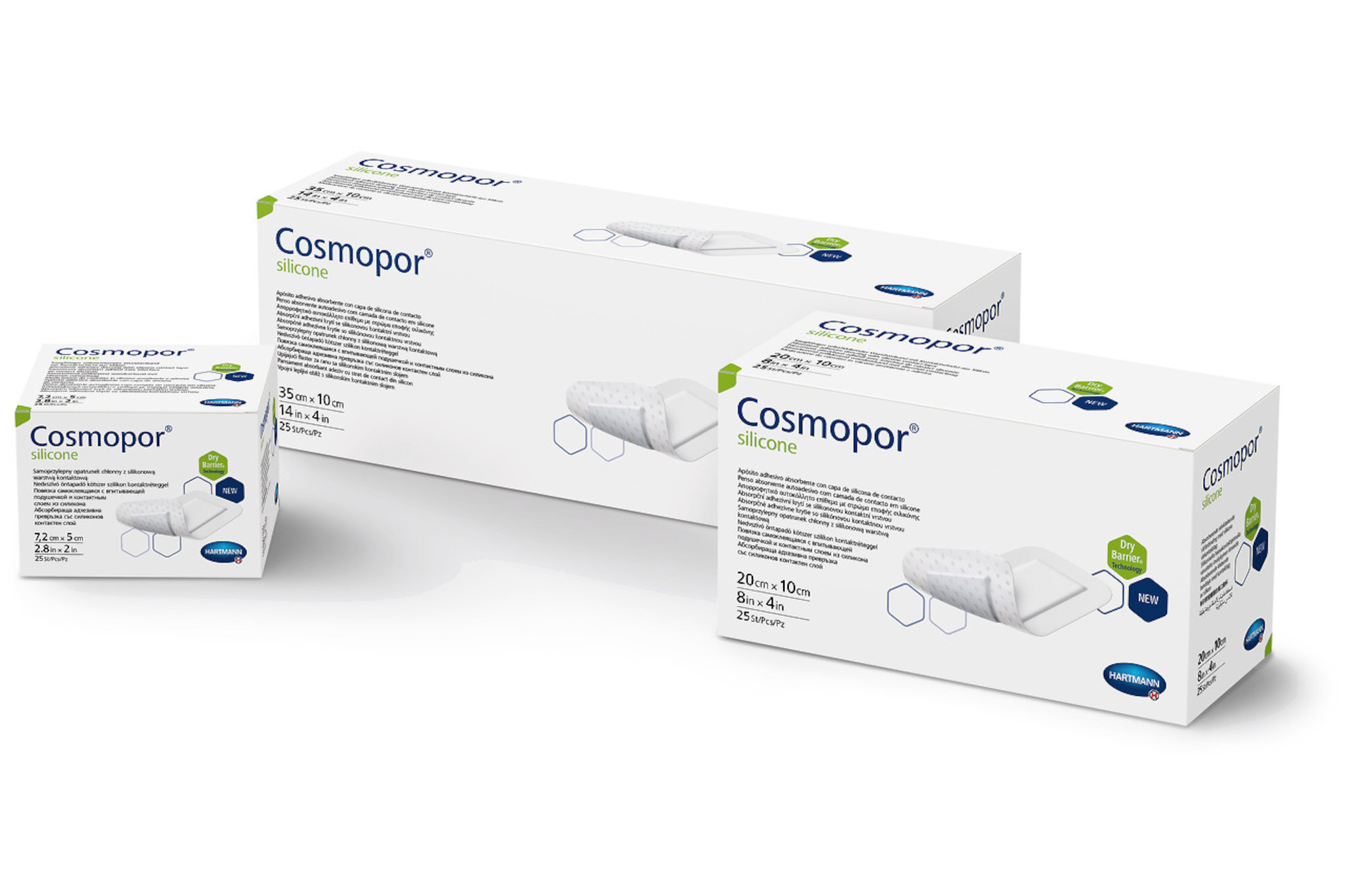 Cosmopor silicone Wundschnellverband