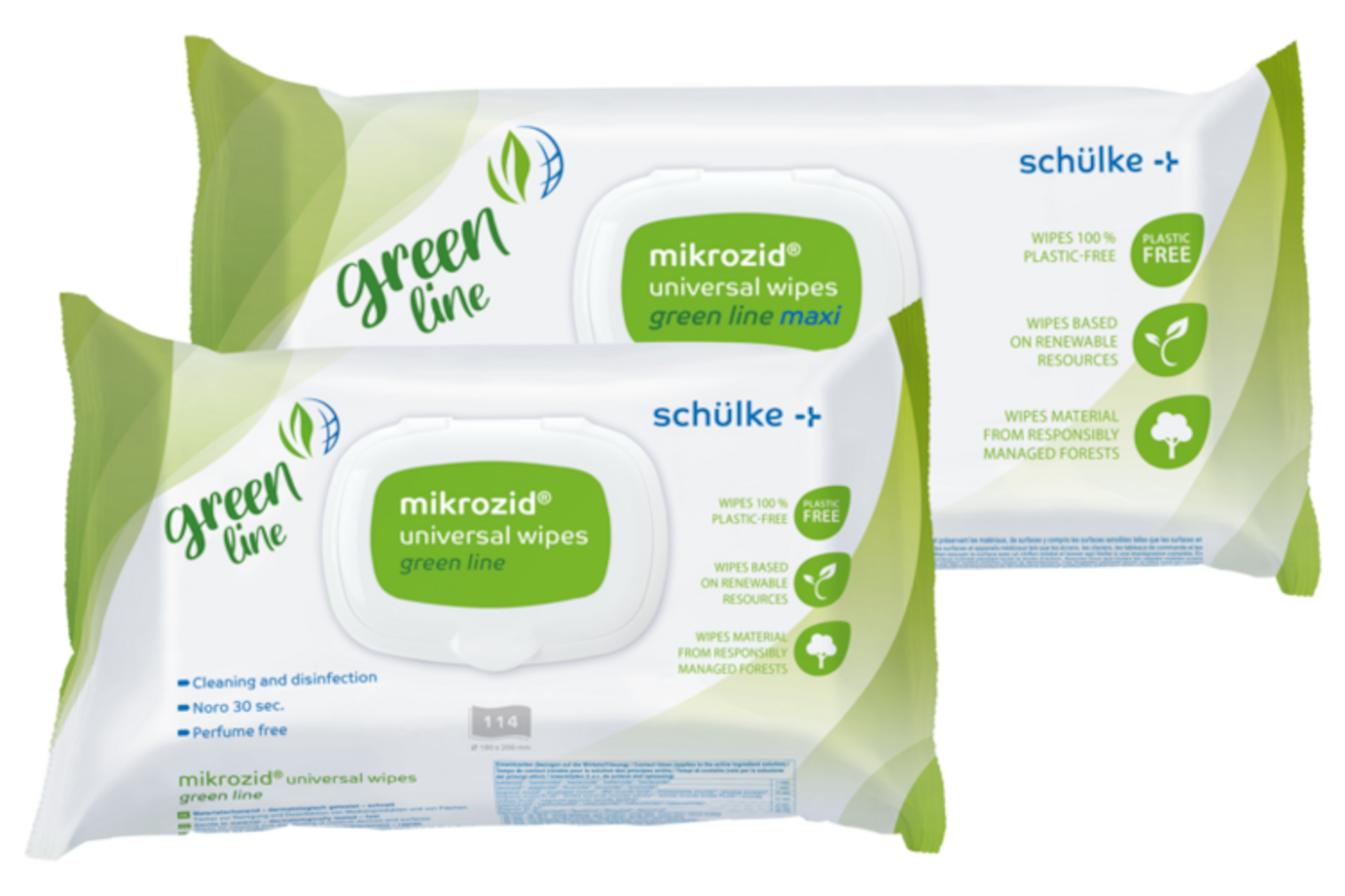 mikrozid® universal wipes green line