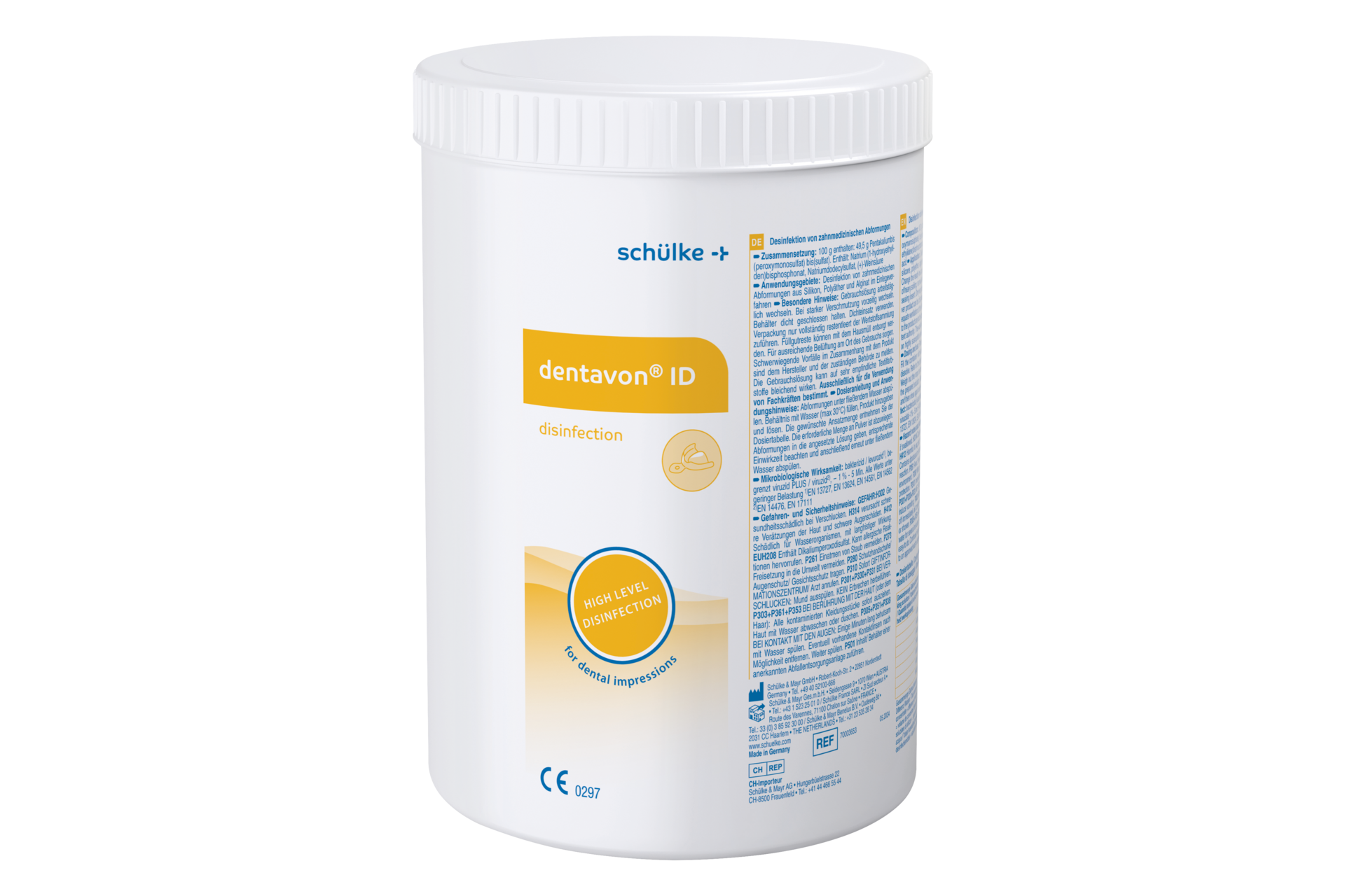 dentavon® ID für die Desinfektion von zahnmedizinischen Abformungen (900 g)