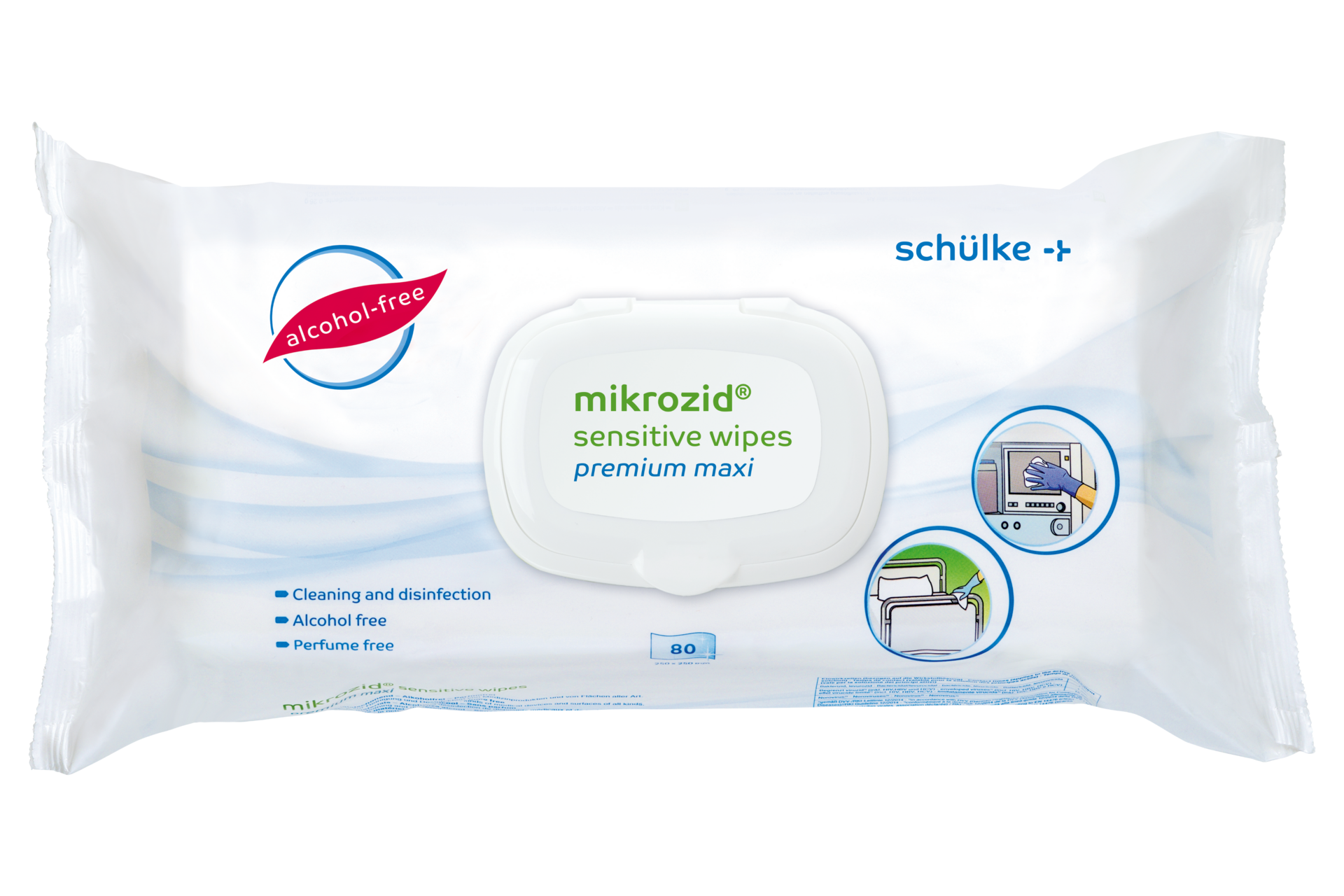 mikrozid® sensitive wipes premium maxi (80 Stück)
