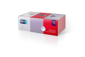 bella No.1 Taschentücher in der Box 4-lagig 70 Stück