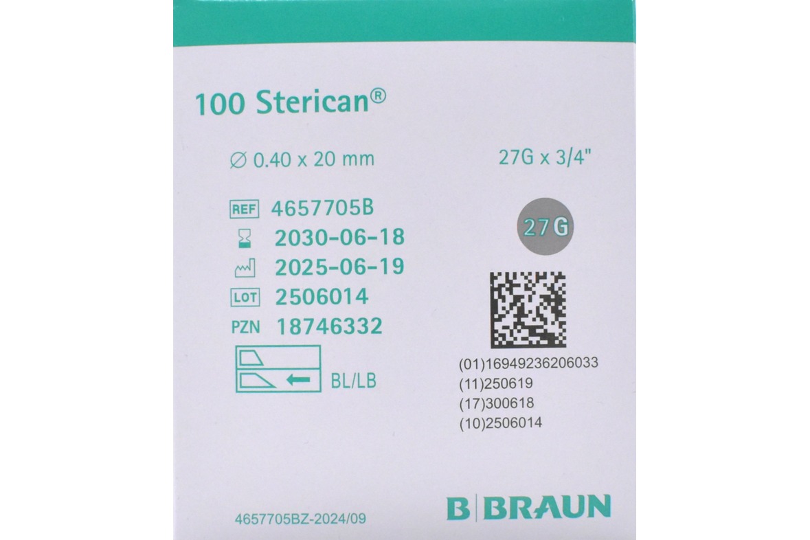 Sterican-Kanülen Gr. 20 0,4 x 20 mm á 100 St.