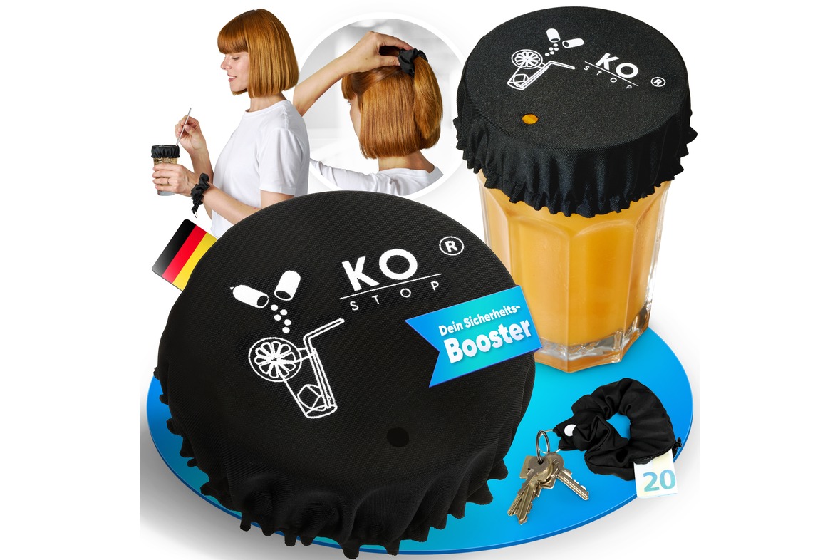 Getränkeschutz Haarband 4 in 1