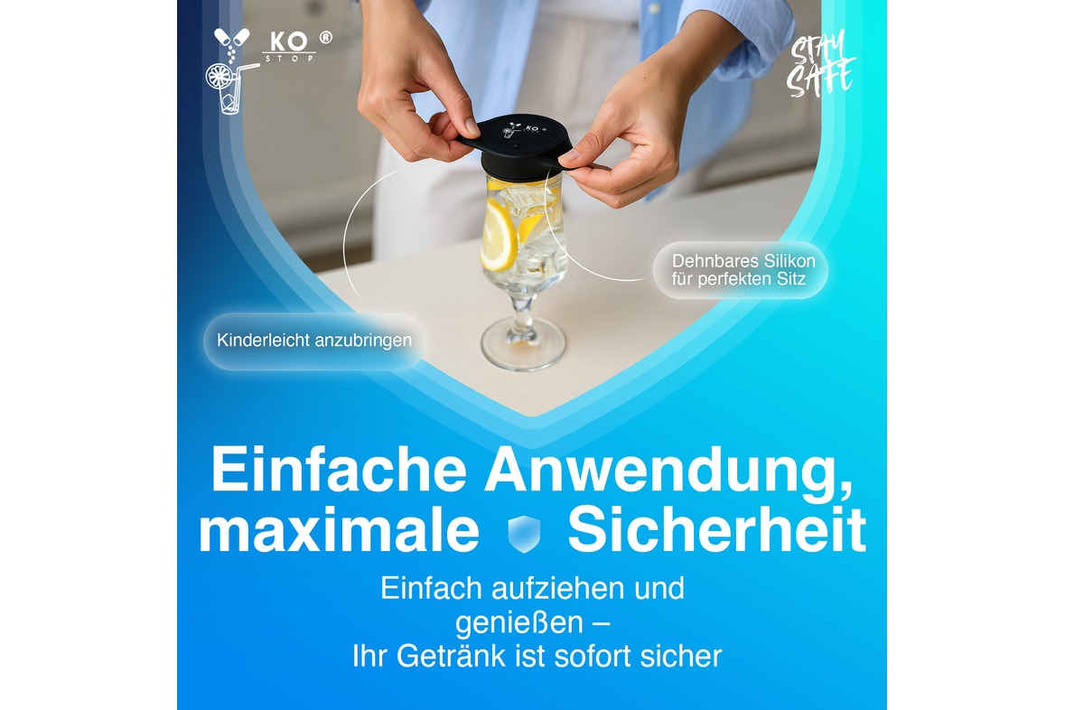 Getränkeschutzabdeckung mehrweg 5er Pack