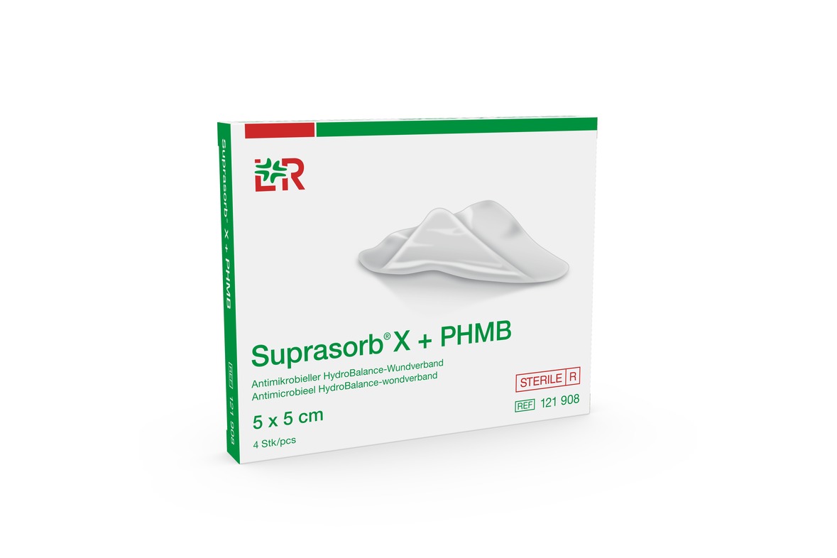 Suprasorb X+PHMB HydroBalance Wundverband