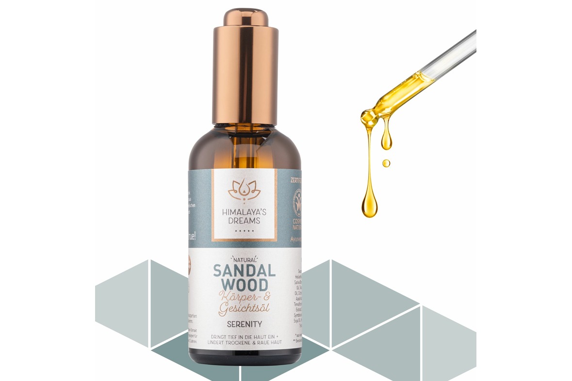 Ayurveda Körper- und Gesichtsöl Sandelholz - Serenity