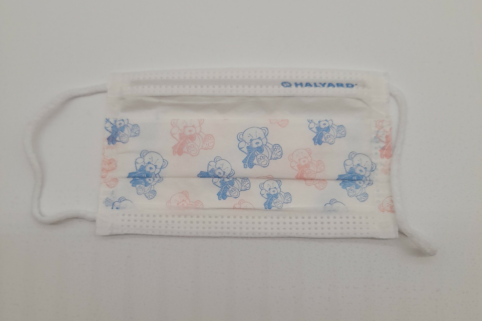 Teddybär Kindermaske mit SO SOFT* Ohrenschlaufen