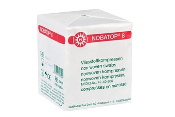 NOBATOP® 8 Vliesstoffkompresse à 100 Stück