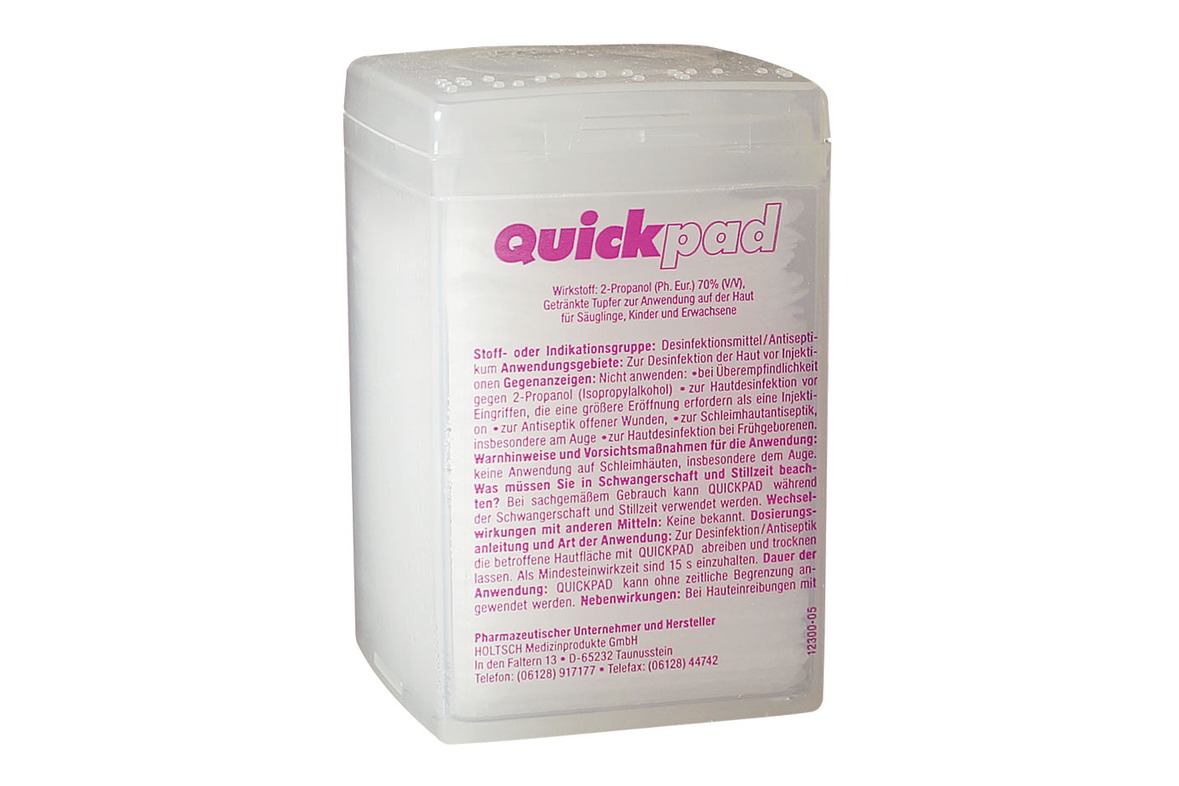 Quickpad Alkoholtupfer 44 x 44 mm