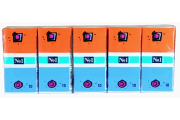 bella No.1 Taschentücher 3-lagig, 10 x 10 Stück