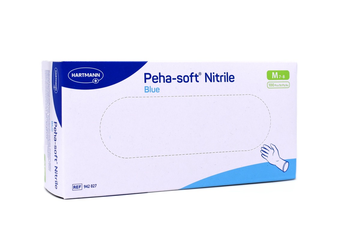 Peha-soft Nitrile Blue Gr.M
