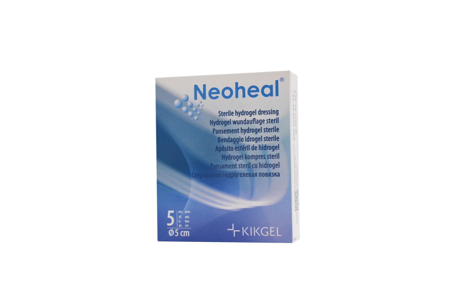 Hydrogel-Wundauflage NEOHEAL rund