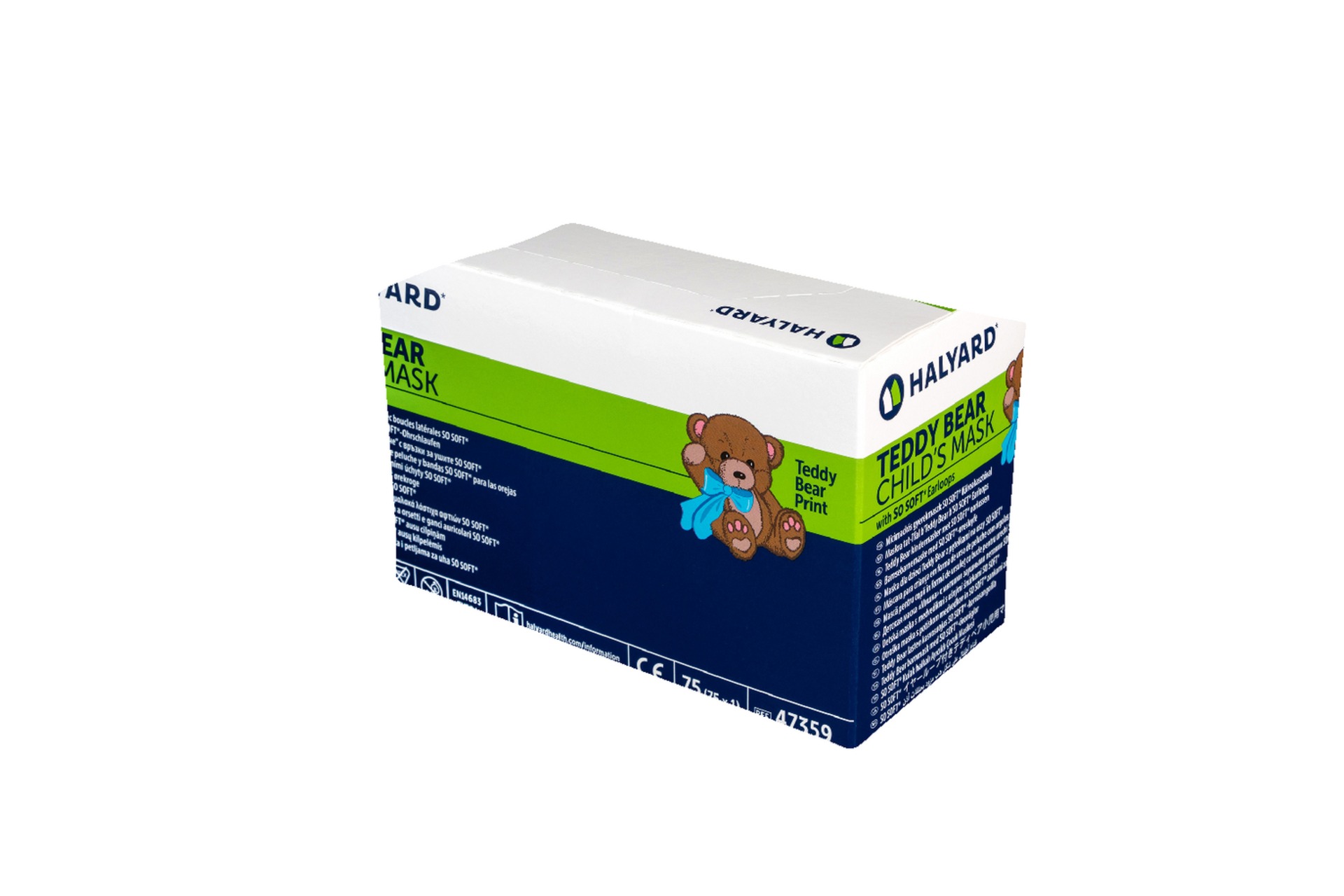 Teddybär Kindermaske mit SO SOFT* Ohrenschlaufen