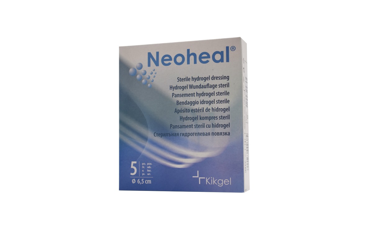 Hydrogel-Wundauflage NEOHEAL rund