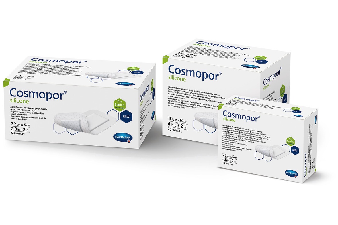 Cosmopor silicone Wundschnellverband