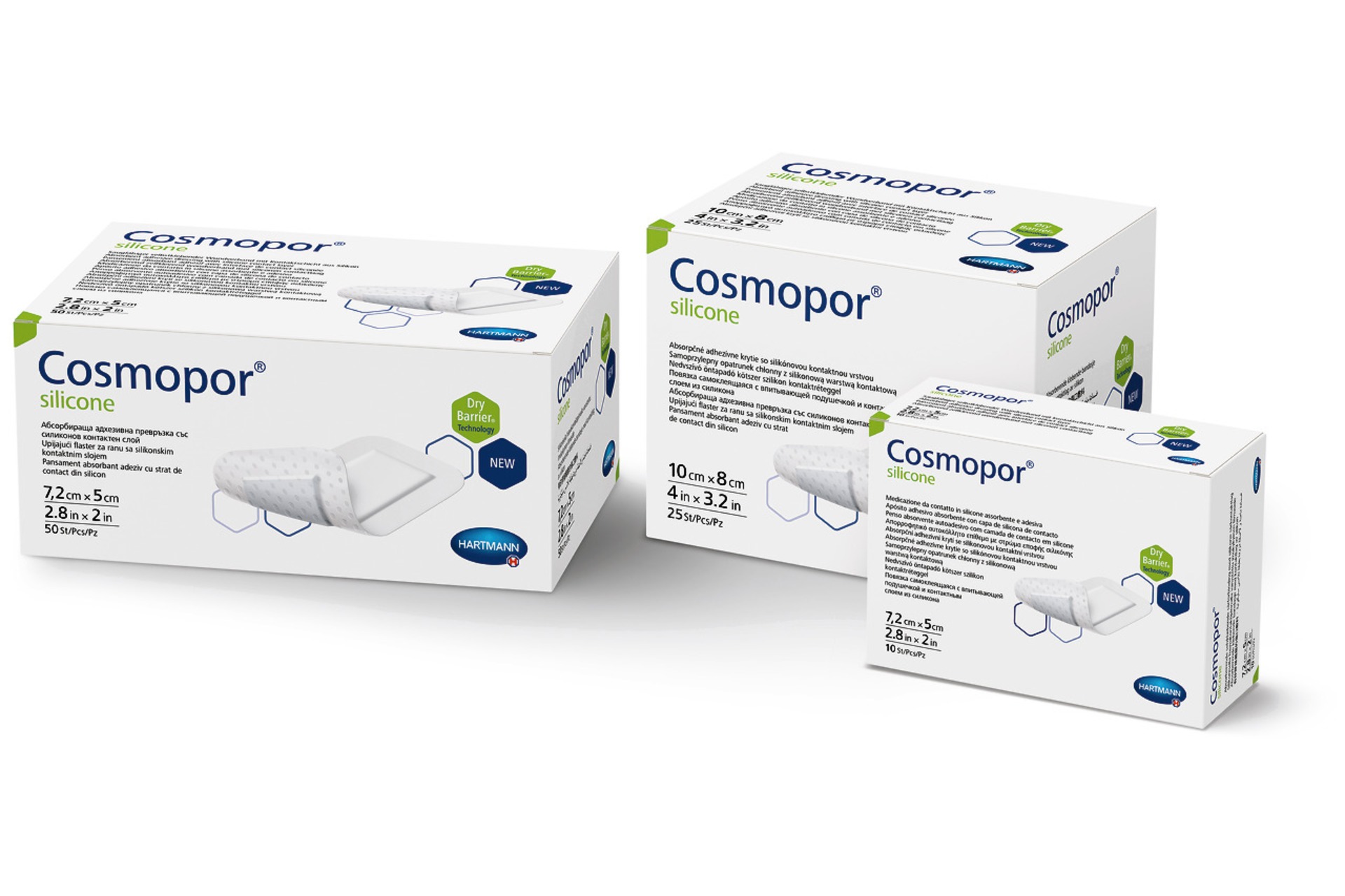 Cosmopor silicone Wundschnellverband