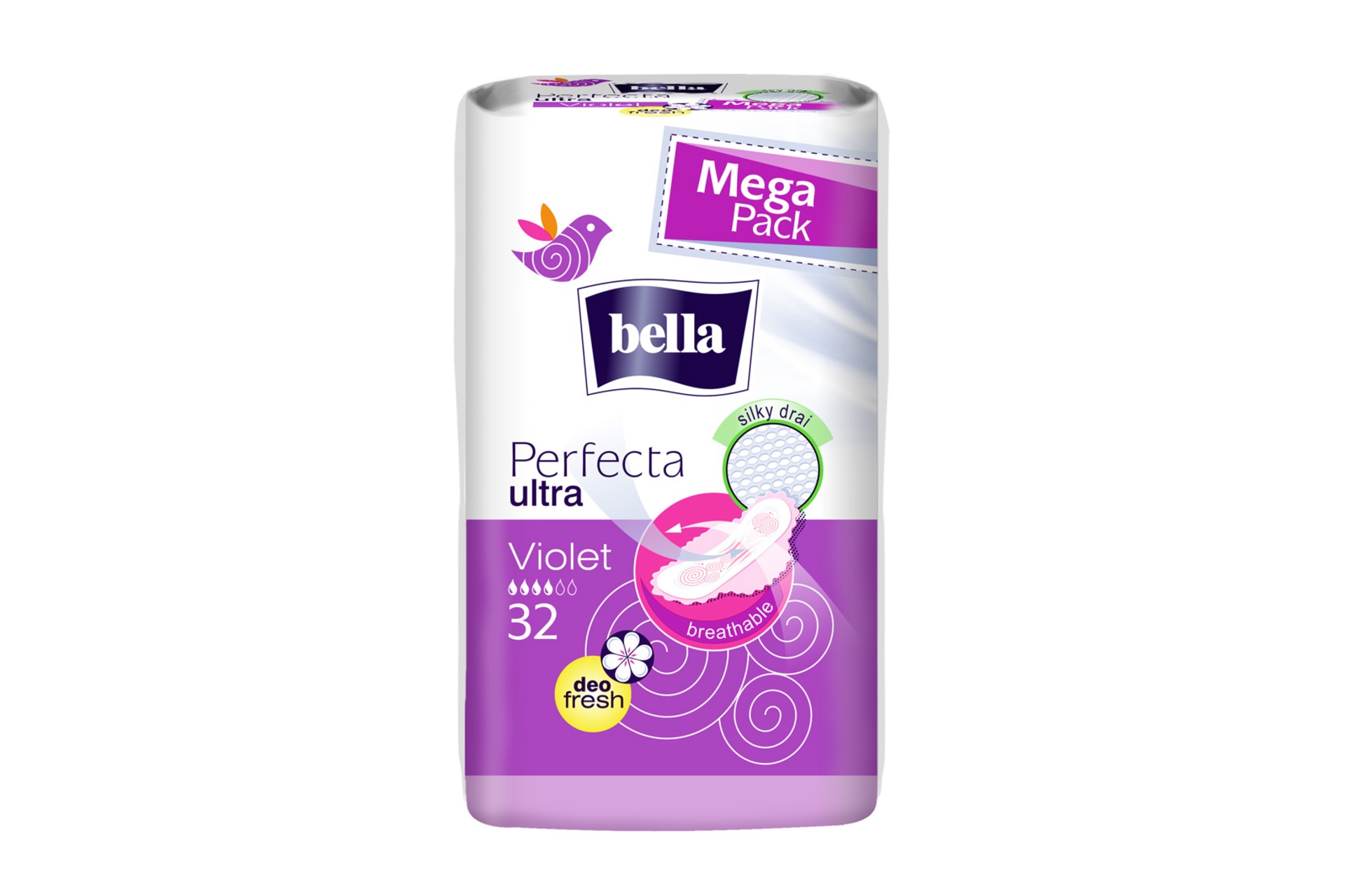 bella Perfecta Ultra Damenbinden mit Flügeln Silky Drai