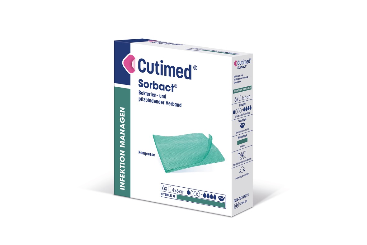 Cutimed Sorbact Kompressen