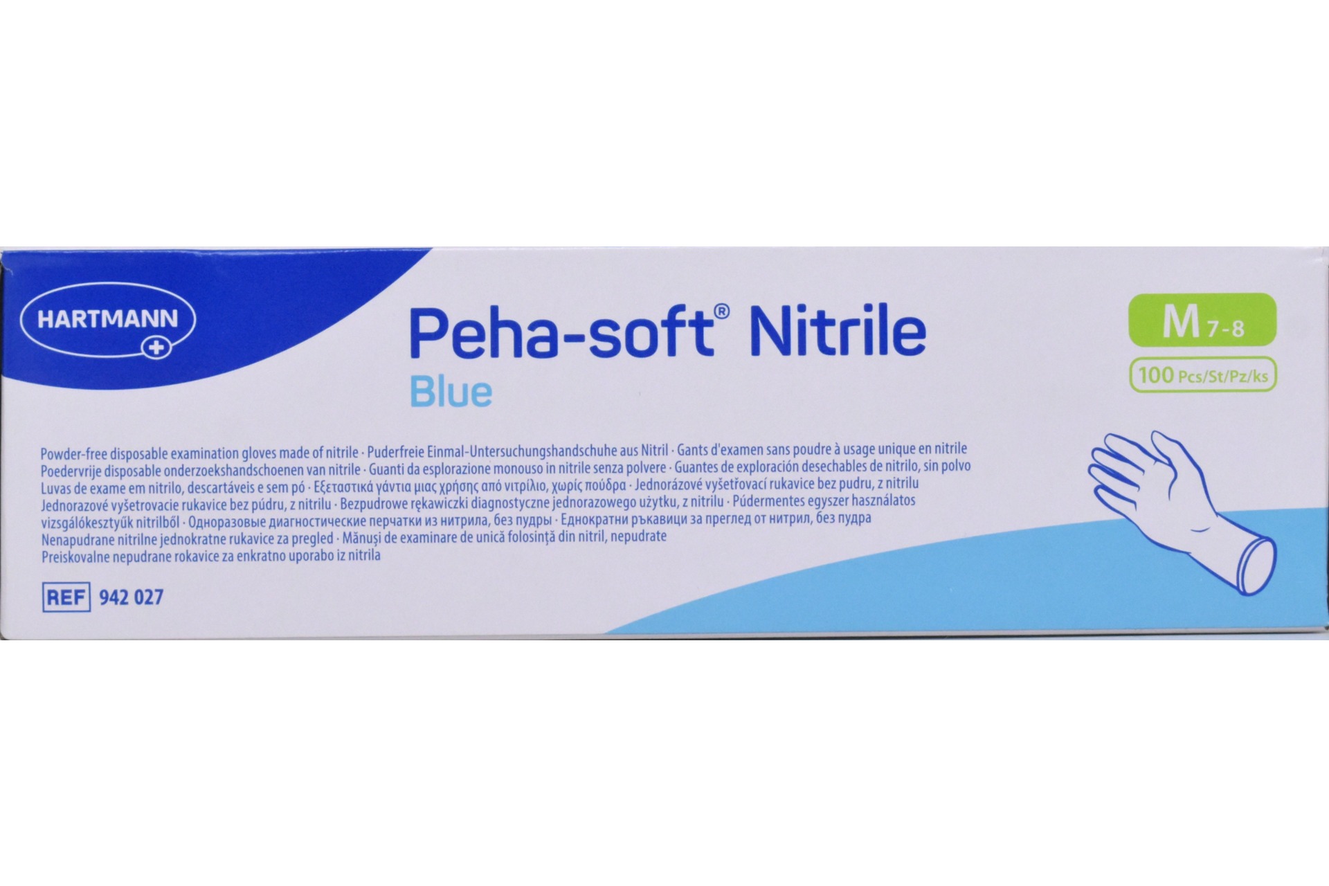 Peha-soft Nitrile Blue Gr.M