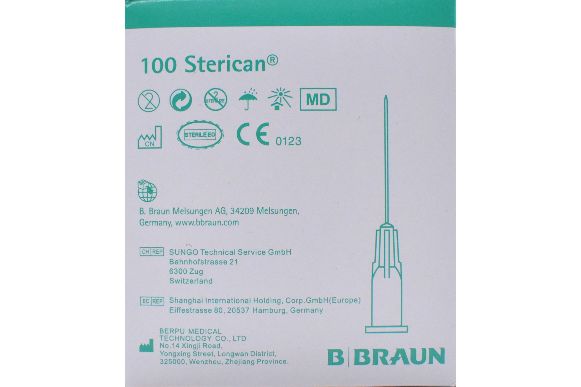 Sterican-Kanülen Gr. 20 0,4 x 20 mm á 100 St.