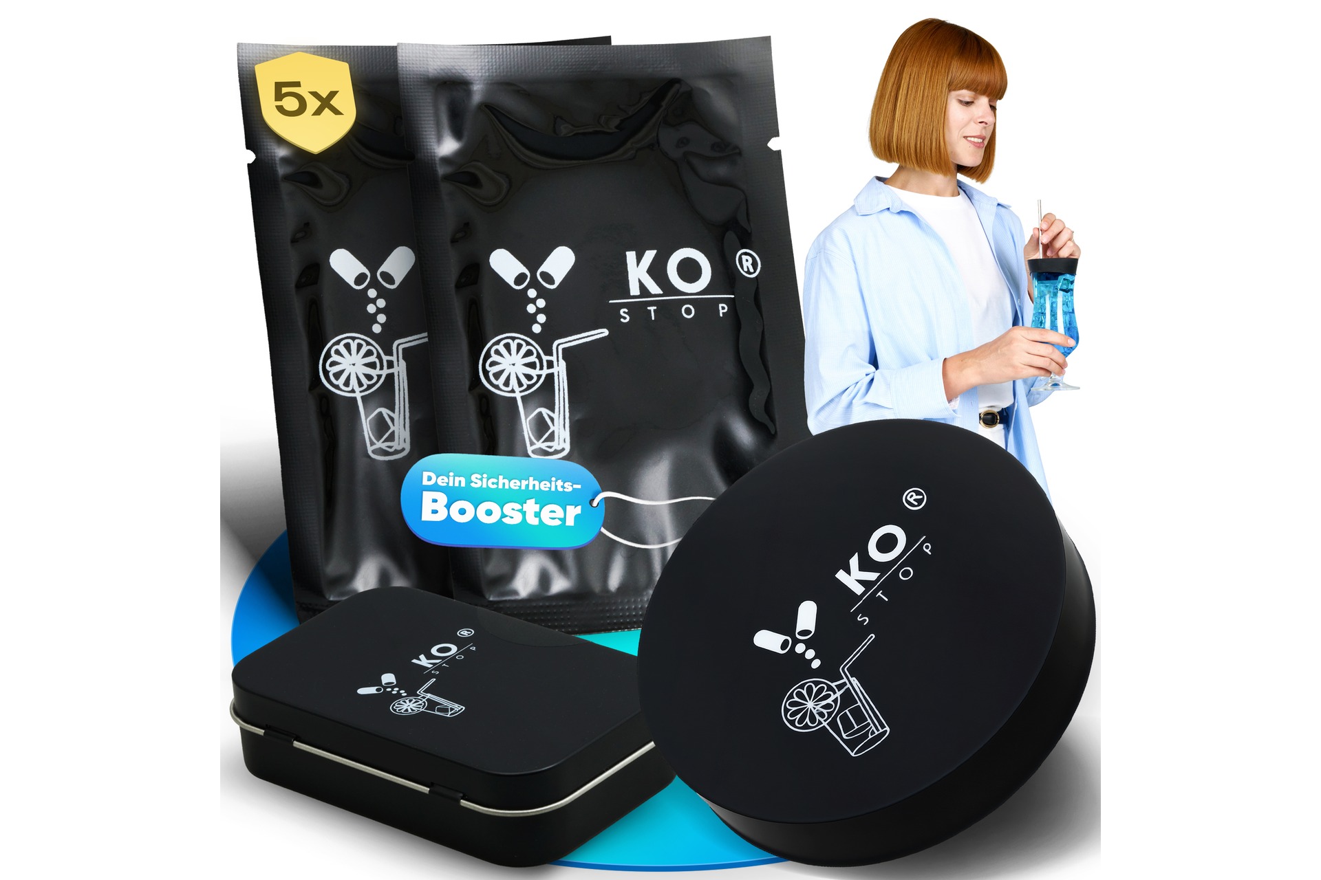 Getränkeschutzabdeckung einweg 5er Pack