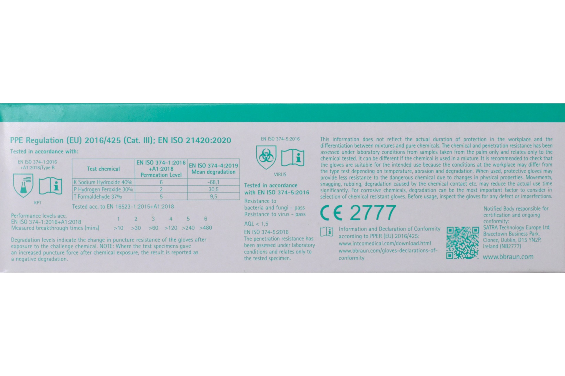 Vasco Nitril sky-blue Handschuhe Gr. L