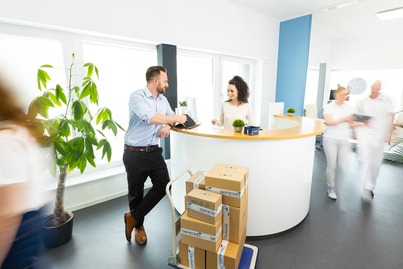 Sanitätshaus, Service, serimed, Empfang